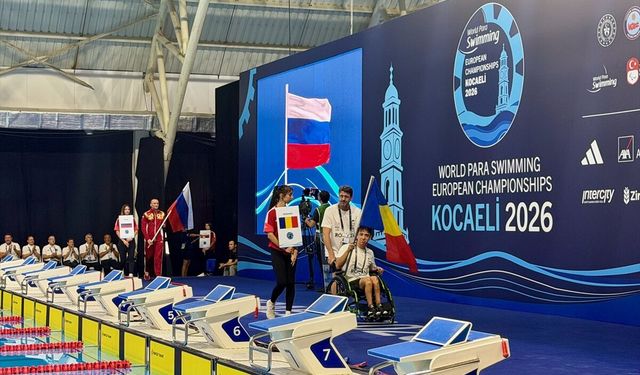 2026 Avrupa Para Yüzme Şampiyonası'nın açılış töreni, Kocaeli'de düzenlendi
