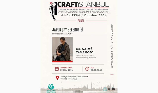 Kültürün evrensel imzası .tr Dergisi, Craftİstanbul’da sanatseverlerle buluşuyor!