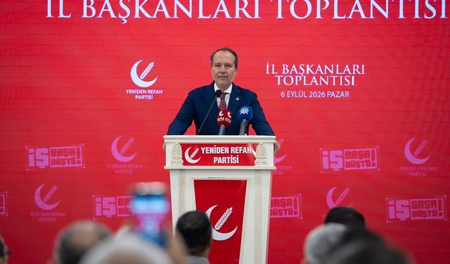 Yeniden Refah Partisi Genel Başkanı Erbakan, partisinin il başkanları toplantısında konuştu: