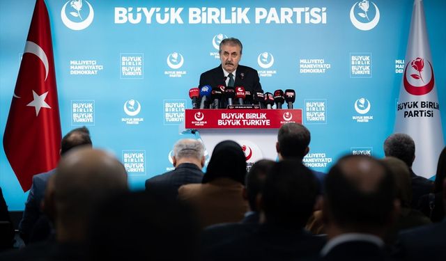 BBP Genel Başkanı Destici, basın toplantısı düzenledi: