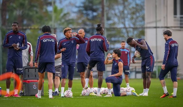 Trabzonspor, Samsunspor maçı hazırlıklarına devam etti