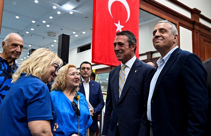 Fenerbahçe'de bayramlaşma töreni yapıldı