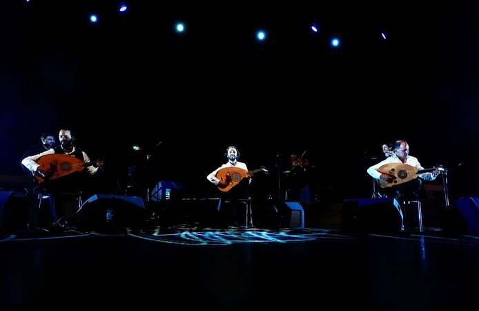 Filistinli kardeşler grubu Le Trio Joubran, İstanbul'da konser verdi