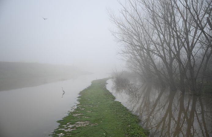 Meriç Nehri'nin debisi düşmeye başladı