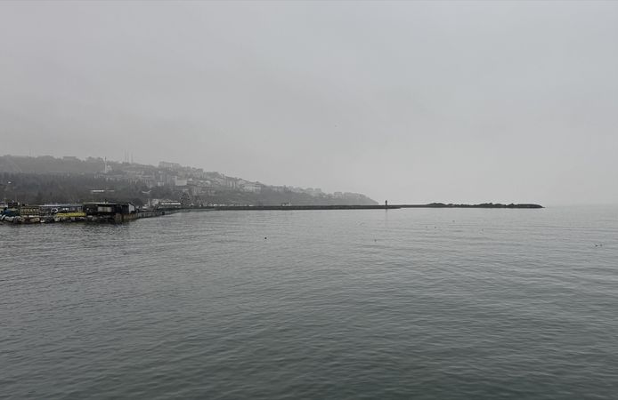 Tekirdağ'da sis deniz ulaşımını aksattı