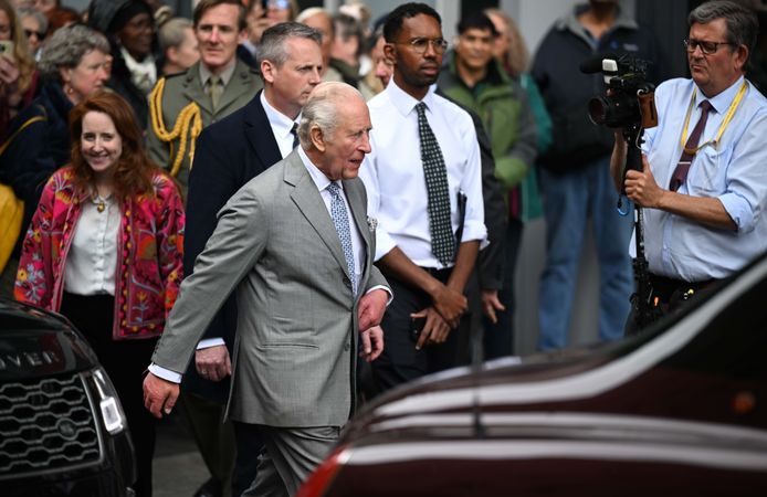 LONDRA - İngiltere Kralı 3. Charles, Londra'da bulunan kanser merkezini ziyaret etti