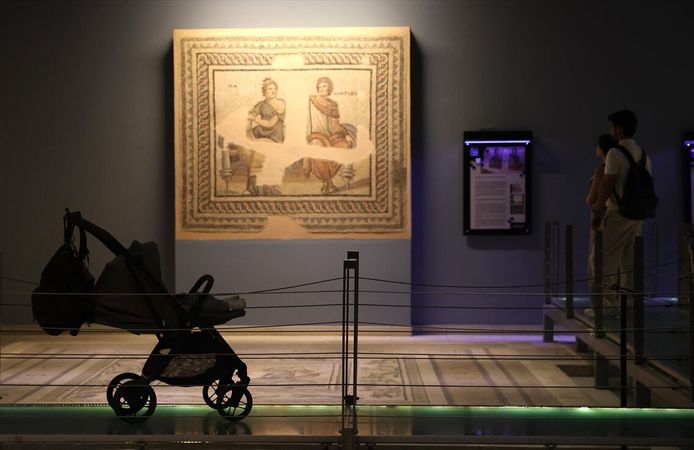 Zeugma Mozaik Müzesi bayram tatilinde 49 bin 733 ziyaretçiyi ağırladı