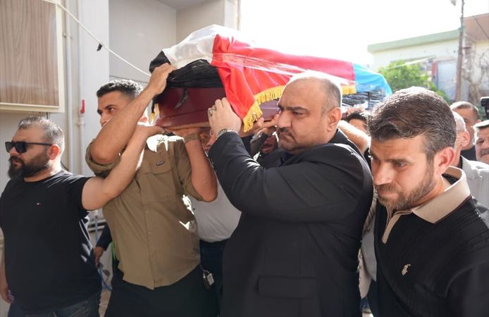 Kerkük Valisi Ağa'nın babası son yolculuğuna uğurlandı
