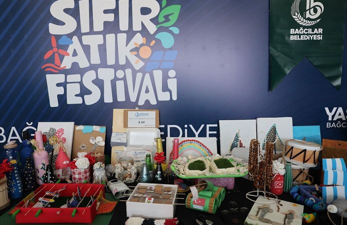 Sıfır Atık Festivali'nde Bağcılar Belediyesinin standı yoğun ilgi gördü
