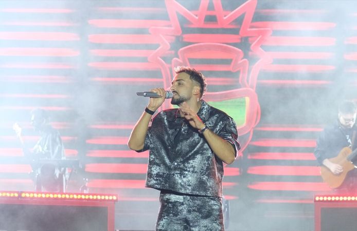 Şarkıcı Sefo Çorum Hitit Fuarı'nda konser verdi