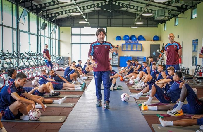 Trabzonspor, yeni sezon hazırlıklarını çift antrenmanla sürdürdü