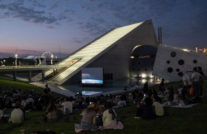 CSO Ada Ankara'nın Açık Hava Sineması'nda 'Odyssey' filmi gösterildi