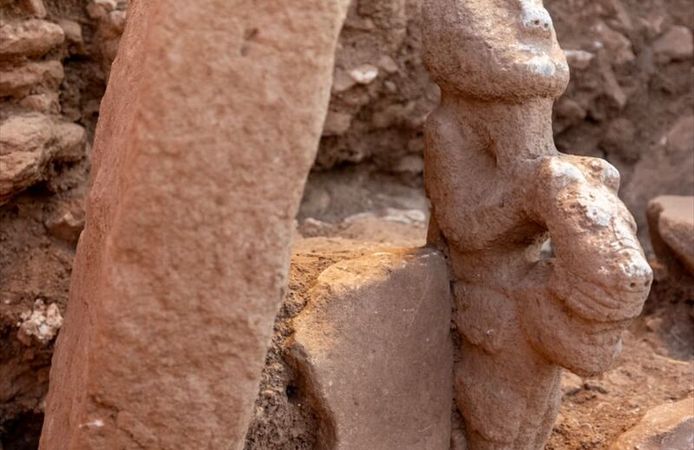 Karahantepe'de 11 bin yıllık kompozit heykel bulundu