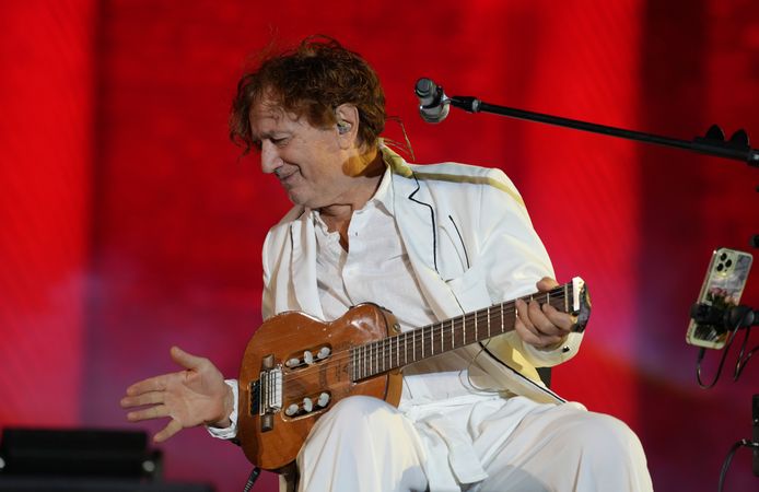 Goran Bregovic Sardes Antik Kenti'nde konser verdi