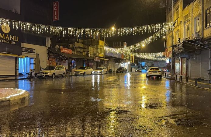 Kilis'te sağanak etkili oldu