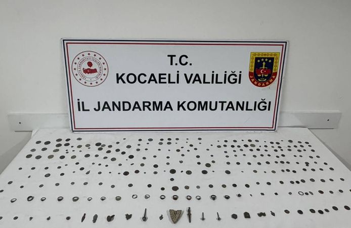 Kocaeli'de 271 tarihi eser ele geçirildi