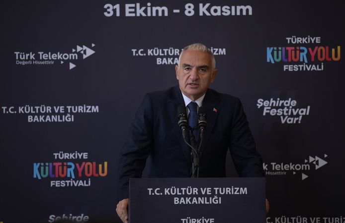 Kültür ve Turizm Bakanı Ersoy, Antalya Kültür Yolu Festivali'nin açılış töreninde konuştu: