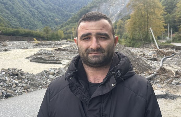 Sakarya'da taşan derenin yatağında ıslah çalışmaları yapıldı