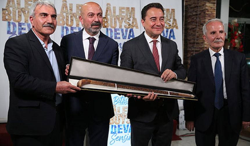 DEVA Partisi Genel Başkanı Babacan, Bitlis''te iftar programına katıldı