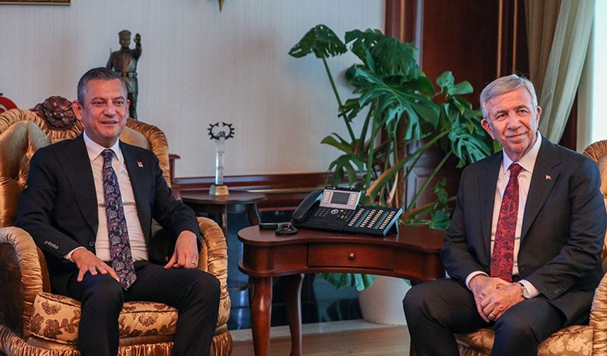 CHP Genel Başkanı Özel, ABB Başkanı Yavaş'ı ziyaretinde konuştu
