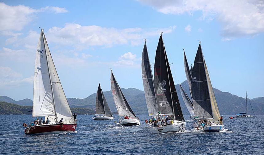 17. Uluslararası Channel Regatta Yelkenli Yat Yarışları, Marmaris'te tamamlandı