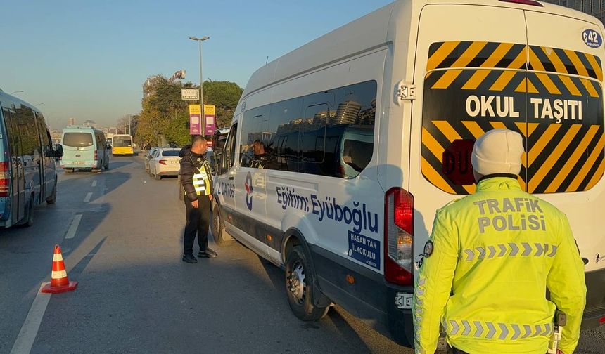 İstanbul'da öğrenci servisleri denetlendi