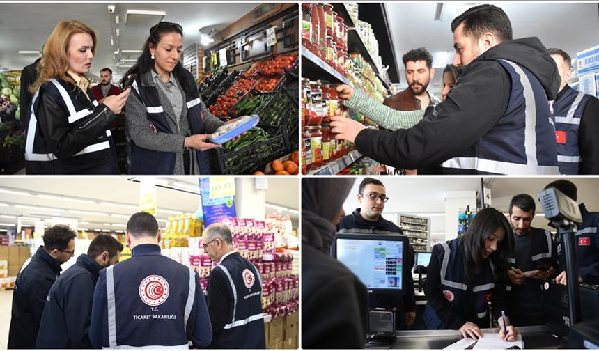 Ramazan Bayramı öncesi marketler denetlendi