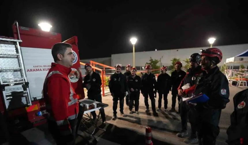 Kartal Belediyesi Arama Kurtarma Ekibi Ağır Seviye Akreditasyon Sınavını Başarıyla Geçti
