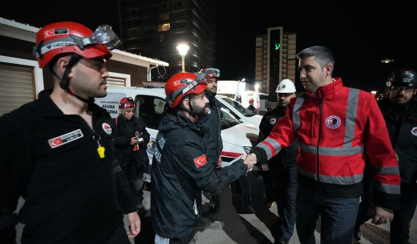 Kartal Arama-Kurtarma Ekibinden Başkan Gökhan Yüksel’e Ziyaret