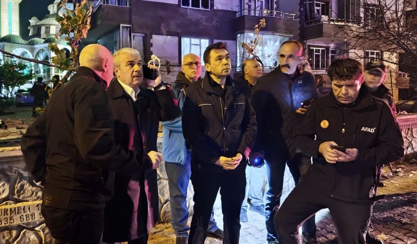 Konya'da bir binada meydana gelen patlamada 1'i ağır 12 kişi yaralandı