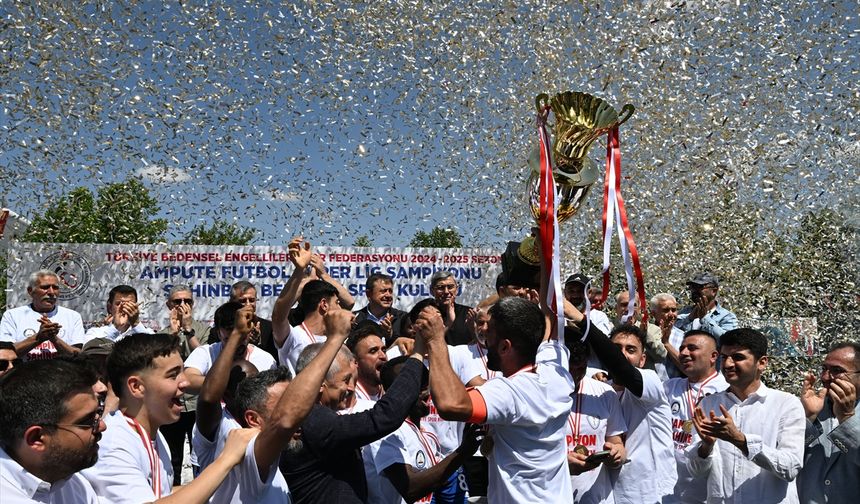Şahinbey Ampute Futbol Takımı, Süper Lig şampiyonu oldu