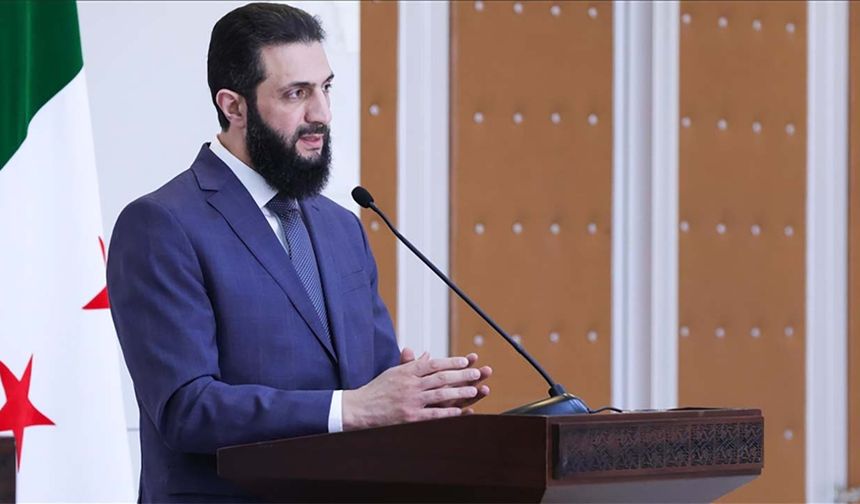 Suriye Cumhurbaşkanı Şara, ulusa sesleniş konuşması yaptı: