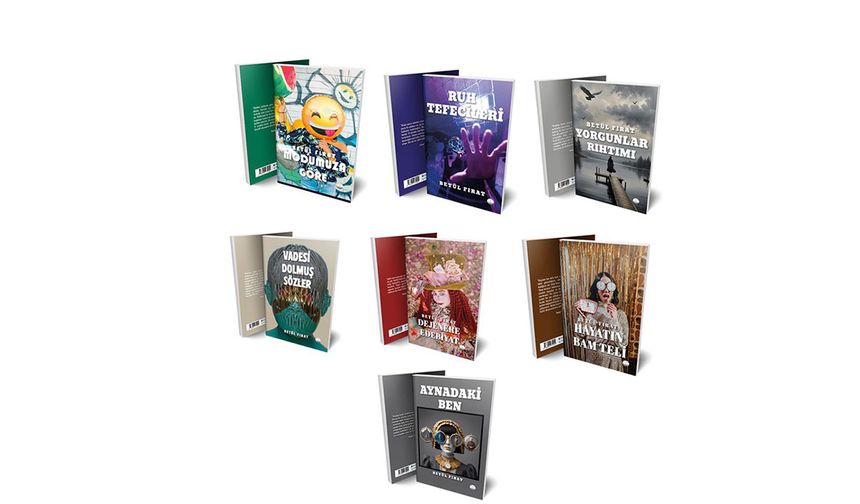 Yazar ve şair Betül Fırat’tan tek seferde 7 kitap müjdesi