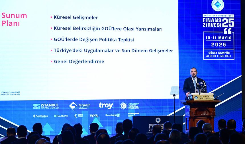 TCMB Başkanı Karahan, Boğaziçi Üniversitesi Finans Zirvesi'nde konuştu: