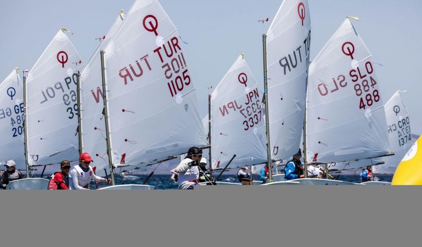 Milli yelkencilerden 2025 Optimist Avrupa Şampiyonası'nda, 1 altın 1 bronz madalya