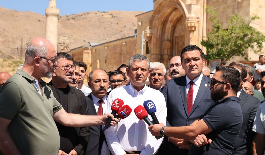 CHP Genel Başkanı Özel, Sivas'ta konuştu:
