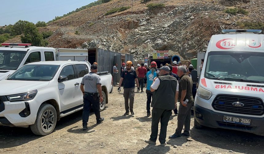 Elazığ'da maden ocağında göçük meydana geldi