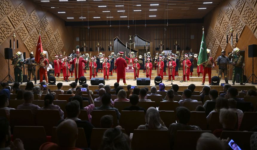 Ankara Kültür Yolu Festivali kapsamında Mehteran Birliği Konseri düzenlendi