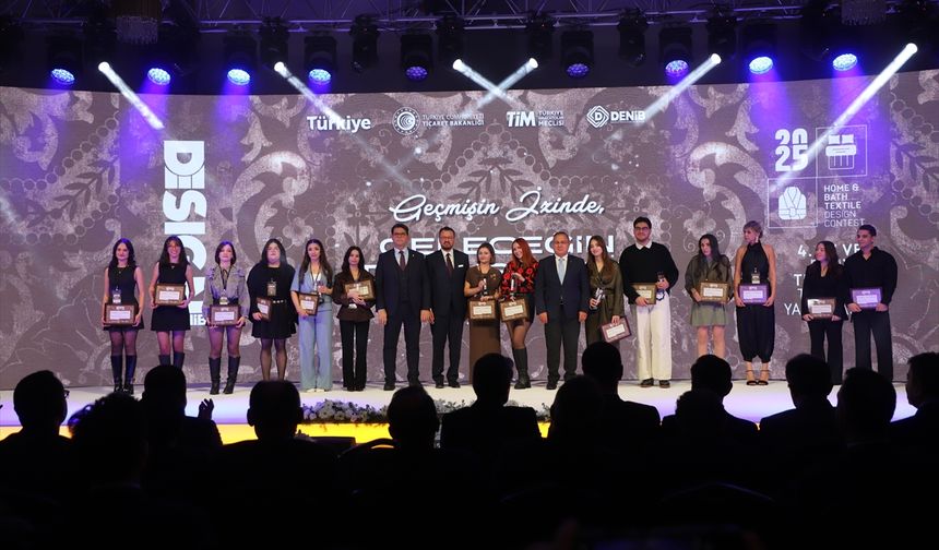 Denizli'de Ev ve Banyo Tekstili Tasarım Yarışması ödülleri sahiplerini buldu