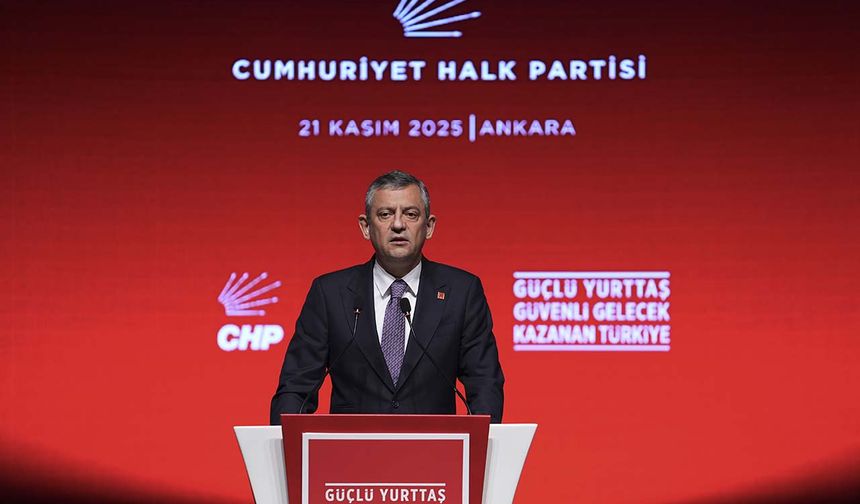 CHP Genel Başkanı Özel: Yeni programın sahibi millettir