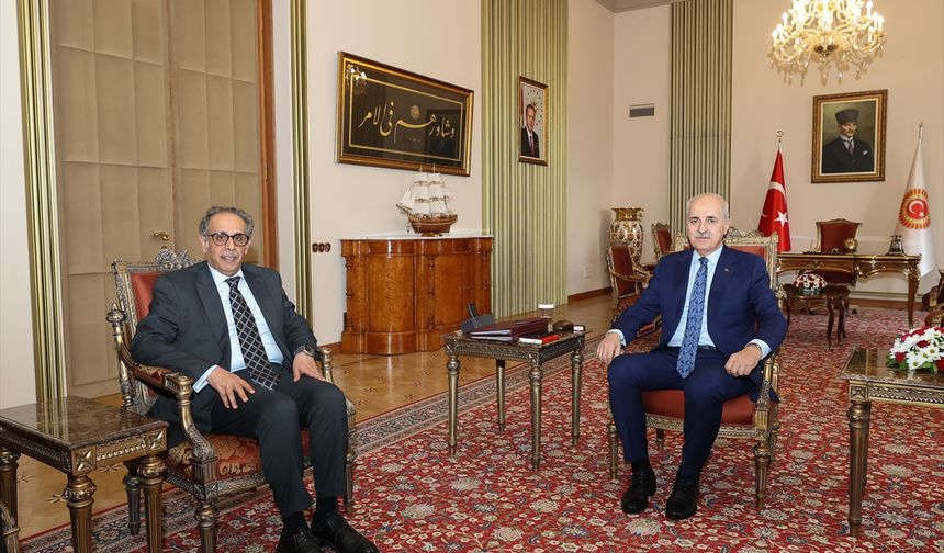 TBMM Başkanı Kurtulmuş, Kuveyt'in Ankara Büyükelçisi Al-Adwani'yi kabul etti