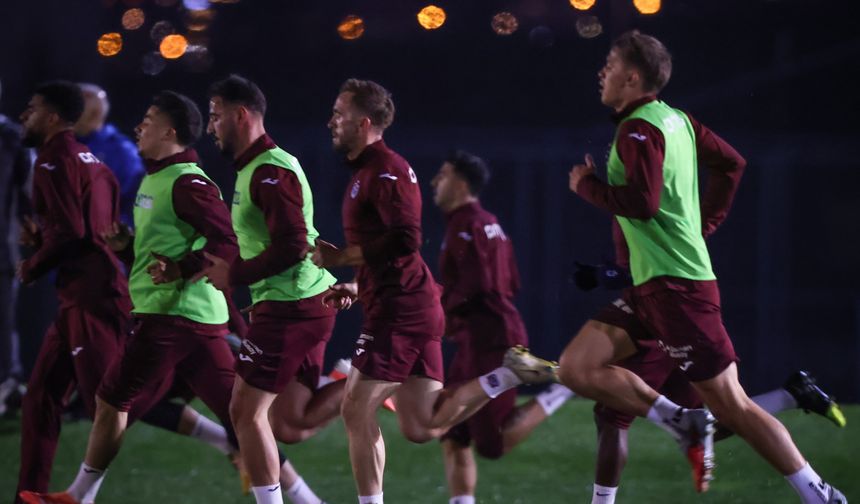 Trabzonspor, Alanyaspor maçının hazırlıklarına başladı