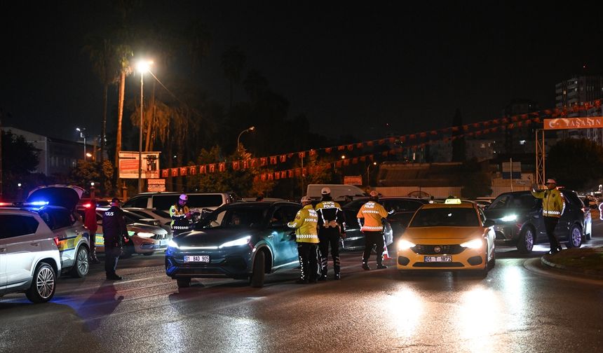 Adana'da trafik denetimi yapıldı