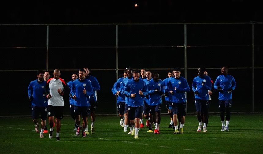 Çaykur Rizespor'da, İkas Eyüpspor maçının hazırlıkları başladı
