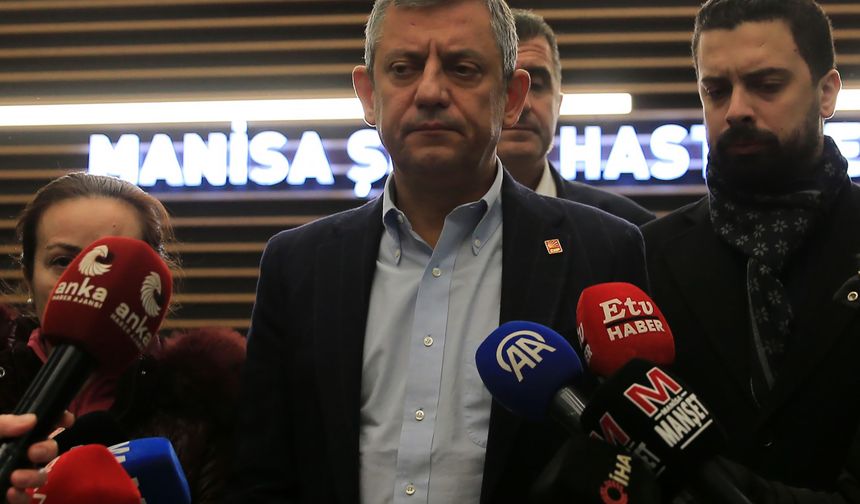 CHP Genel Başkanı Özel, Şehzadeler Belediye Başkanı Durbay'ın ailesine taziyesini iletti