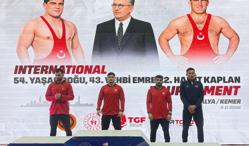 Uluslararası Yaşar Doğu, Vehbi Emre ve Hamit Kaplan Güreş Turnuvası sona erdi