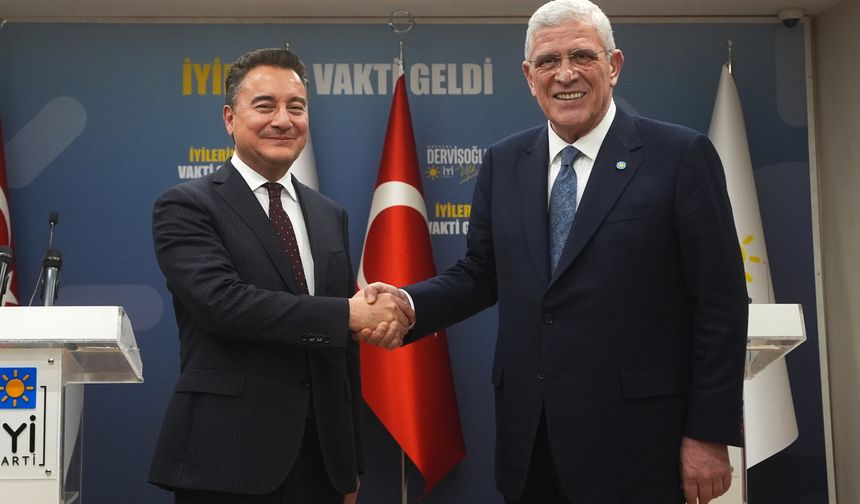 İYİ Parti Genel Başkanı Dervişoğlu, DEVA Partisi Genel Başkanı Babacan ile görüştü