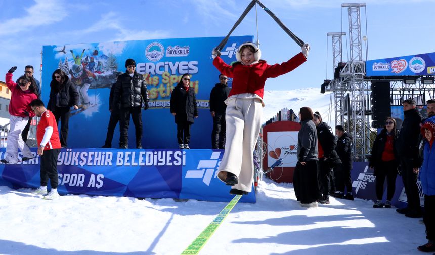Kayseri'de 'Erciyes Kış Spor Festivali' düzenleniyor