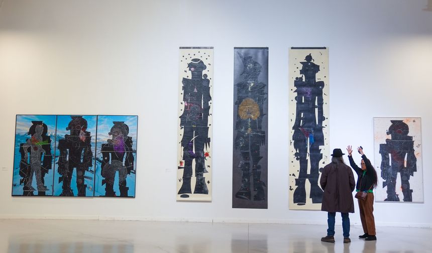 Hüsamettin Koçan'ın 'Ben Bu' sergisi CerModern'de açıldı