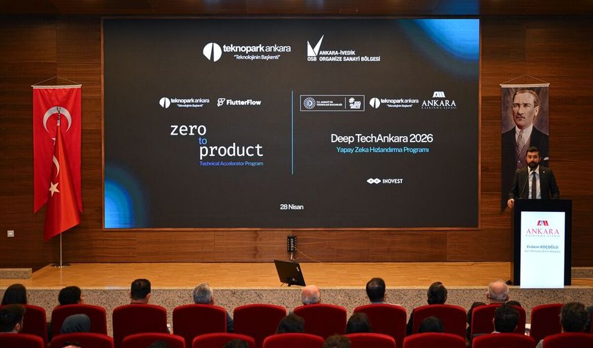 Teknopark Ankara'da derin teknoloji ve yapay zeka girişimcileri yatırımcılarla buluştu